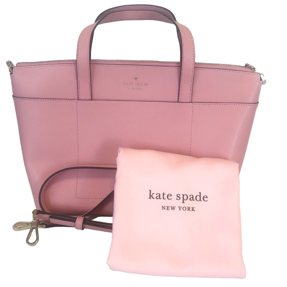 Kate Spade Satchel - NWOT Light Pink, Crossbody Strap & Dust Bag
